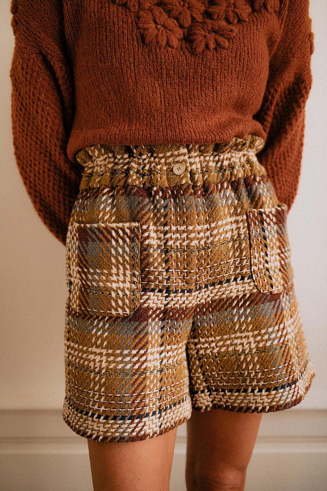 Plume Paris - Shorts Carlota Tweed - Multicolor