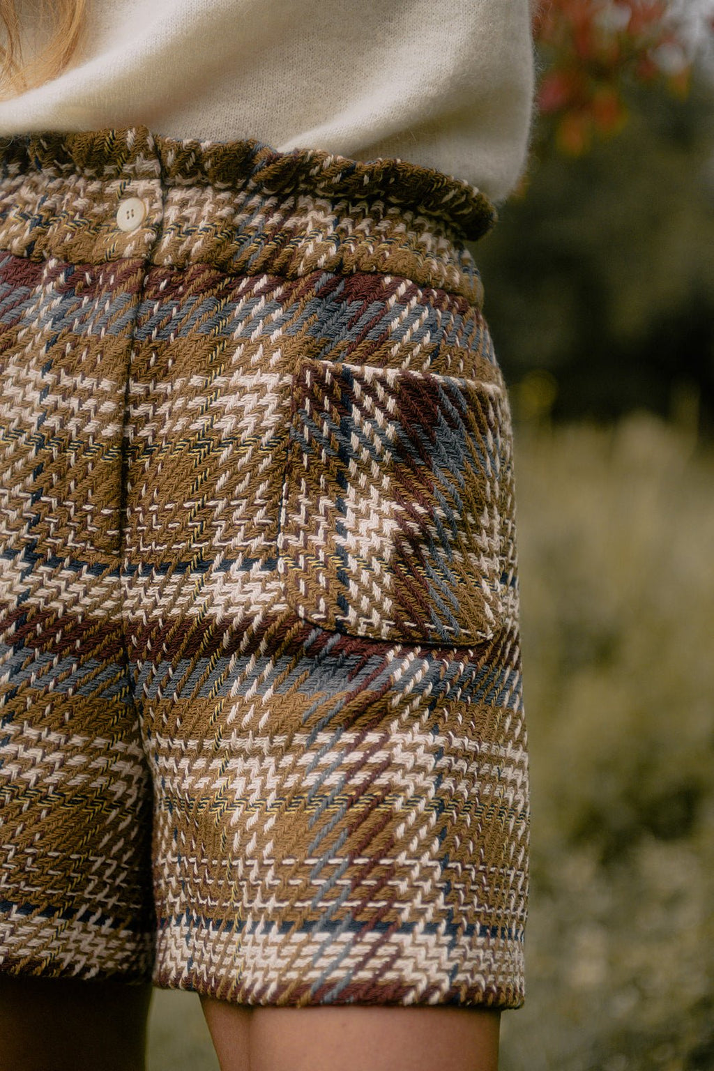 Plume Paris - Shorts Carlota Tweed - Multicolor