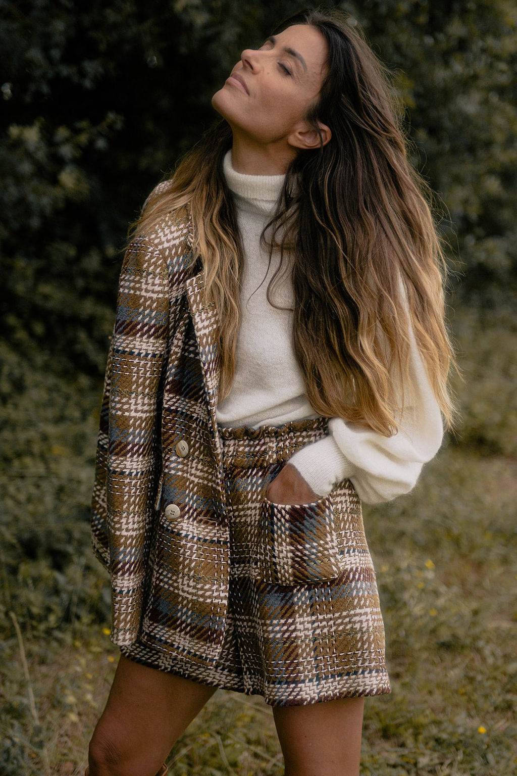 Plume Paris - Shorts Carlota Tweed - Multicolor