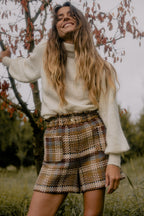 Plume Paris - Shorts Carlota Tweed - Multicolor