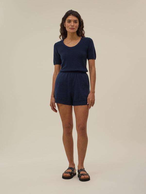 Short Maï - Navy - Mujer