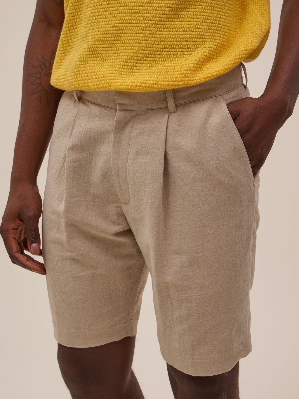 Mat Shorts - Beige - Men