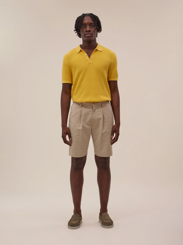 Pantalón Corto Mat - Beige - Hombre