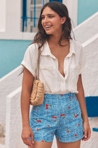 SHORT GEORGE CHERRY BLUE