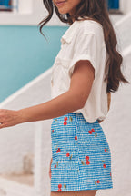 SHORT GEORGE CHERRY BLUE