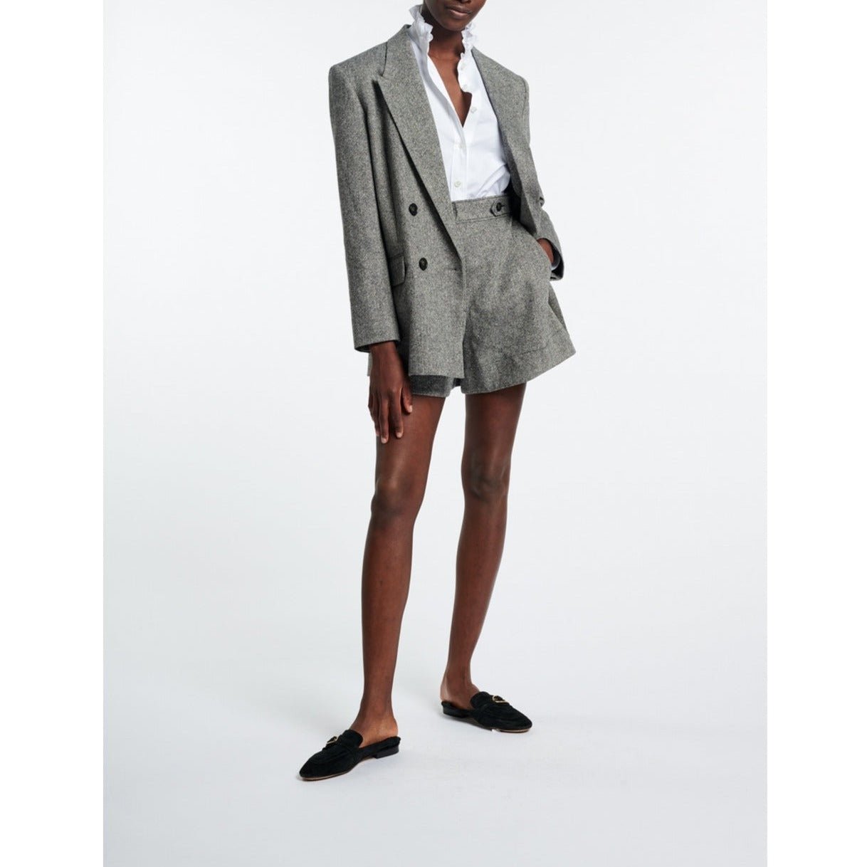 Pacey Shorts - Beige & Black