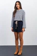 SHORT SÉLÈNE RAYAS MARINO
