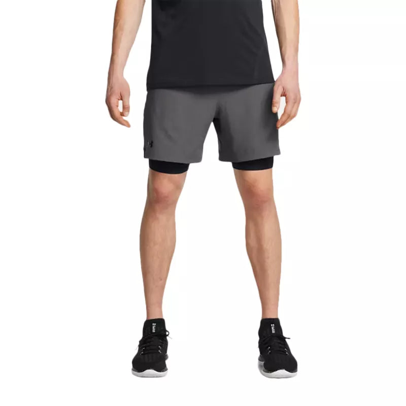 Shorts Vanish Woven 2In1 – Grau/Schwarz – Herren