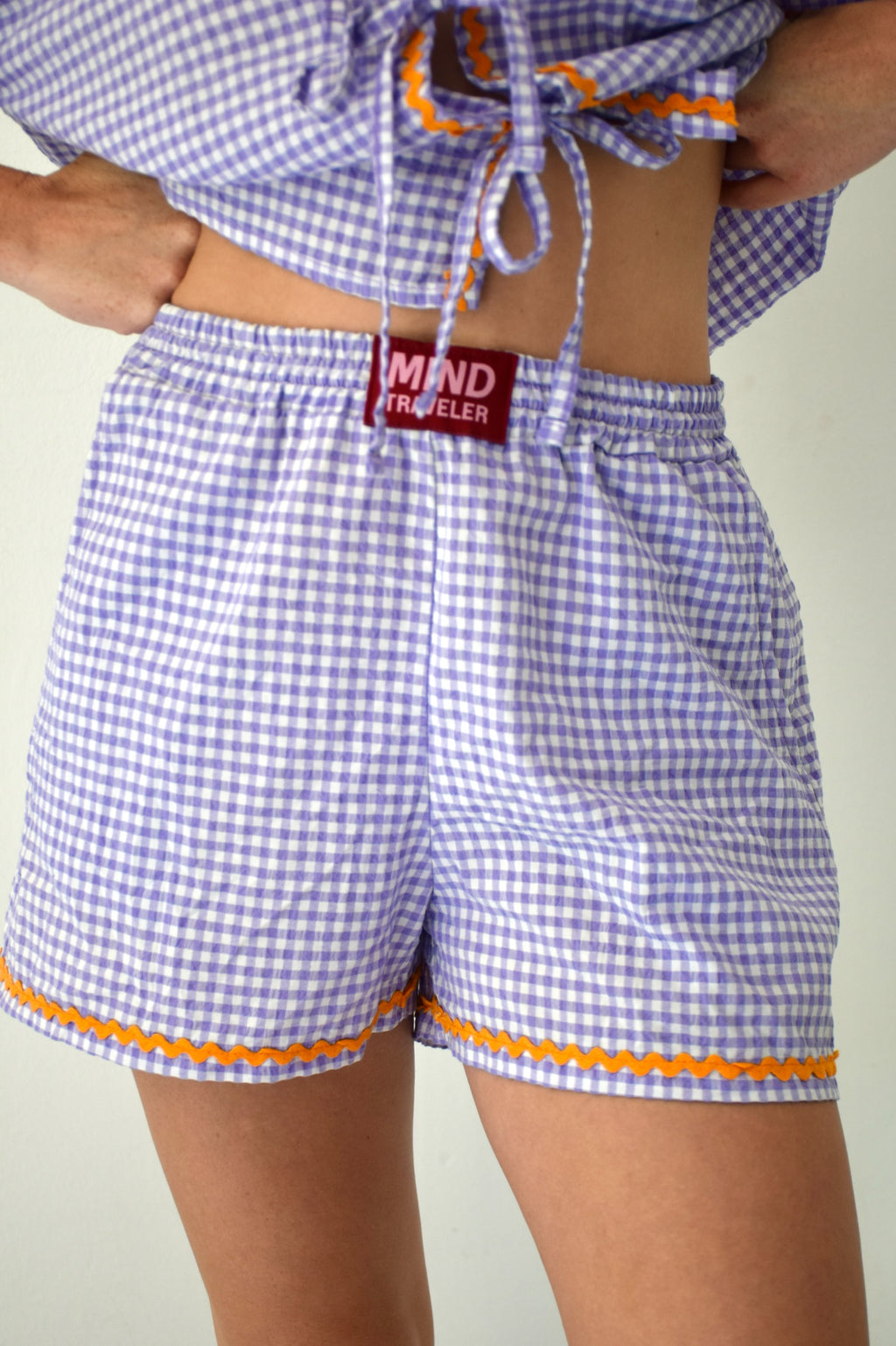 Blusa Marta Vichy Lavanda