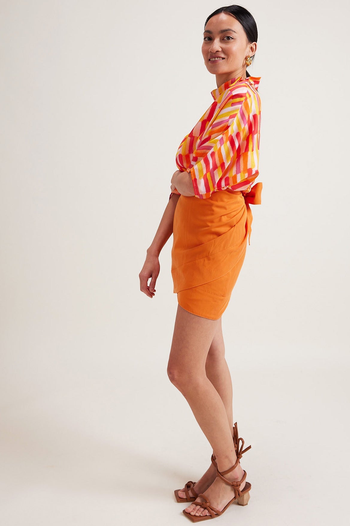 Falda Margaux Naranja
