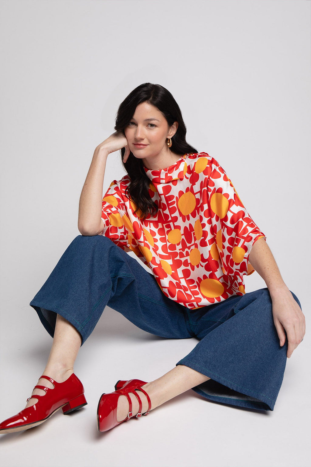 Top Simone Sol Rojo