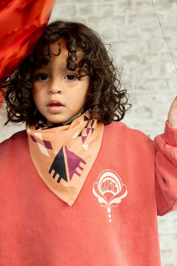 Small Foulard Manika Rajah - Rajah Rust