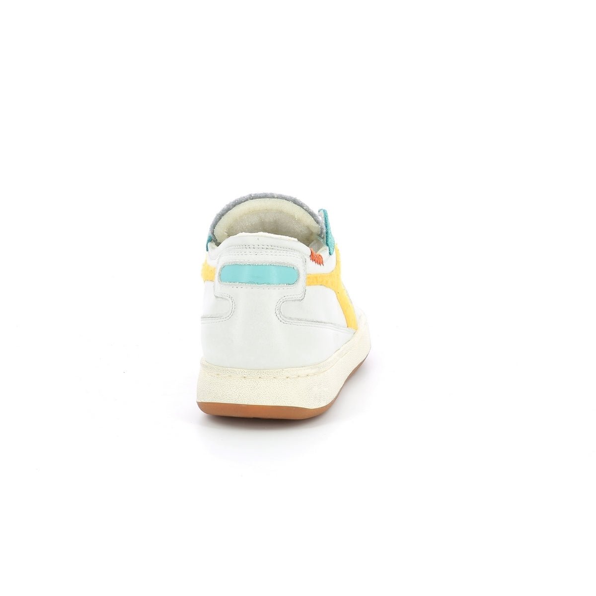 Diadora - Zapatillas Bajas Mi Bask Row C - White/Banana - Unisex
