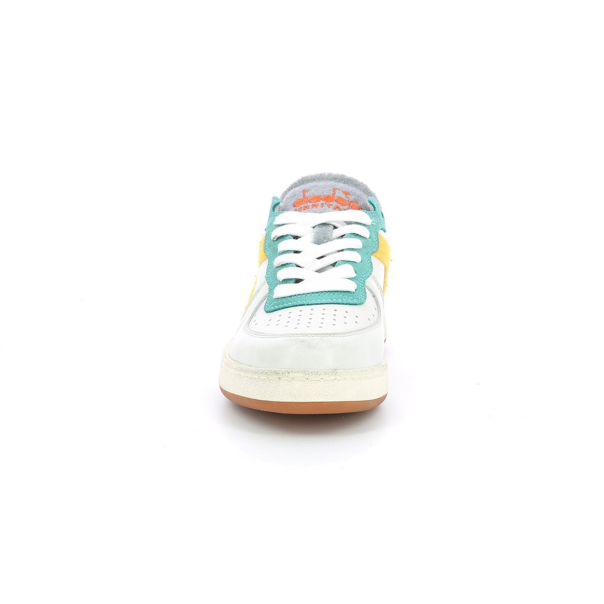 Diadora - Zapatillas Bajas Mi Bask Row C - White/Banana - Unisex