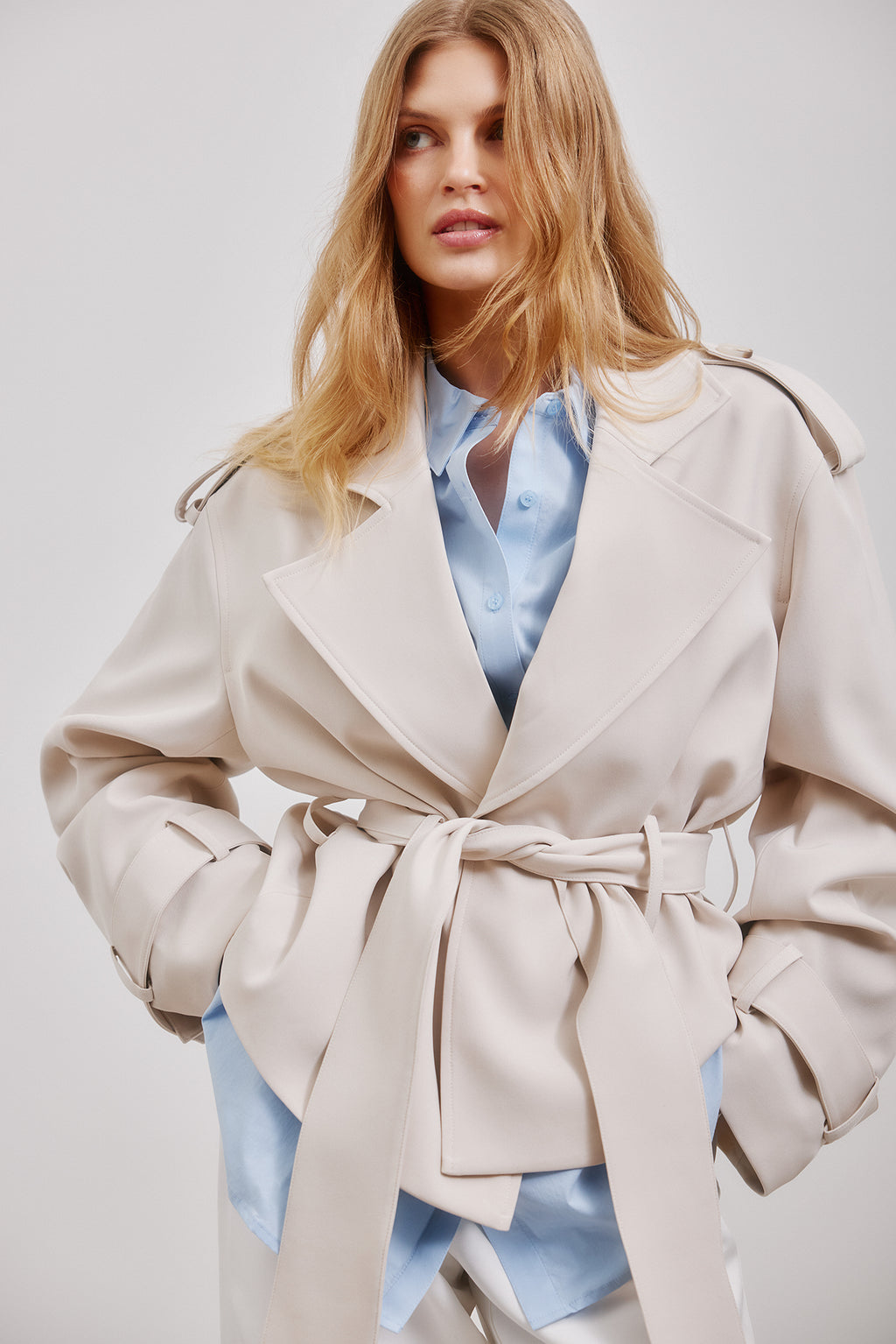 Trench Soft Belted - Beige Chiaro
