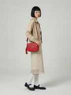 Sac Gucci Soho Disco Cuir Grainé Rouge Vif