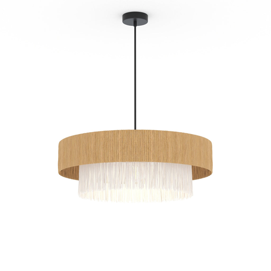Solara - Suspension Ronde En Raphia