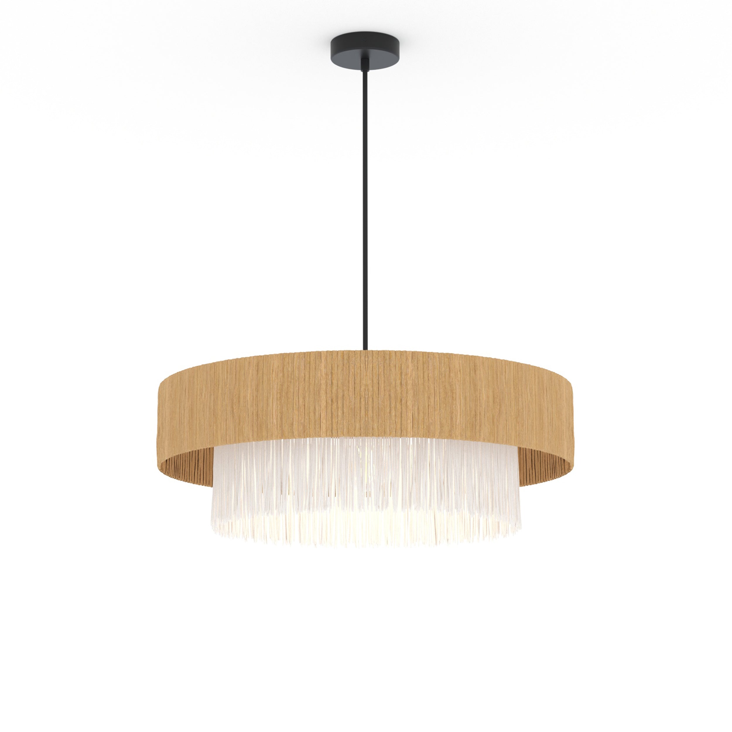 Solara - Suspension Ronde En Raphia