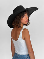 Sombrero de Paja Solveig Xl - Negro