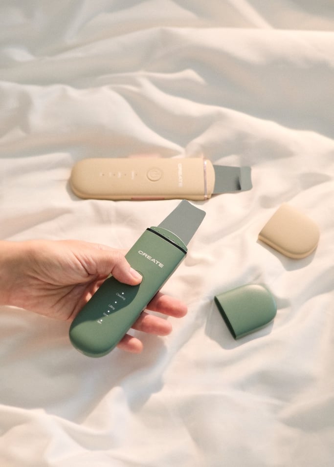 Sonic Pure Skin 4-in-1 Ultrasonic Facial Cleanser with EMS Technology - Sand