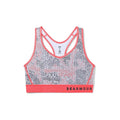Biustonosz Sportowy Mid Print - Różowy - Damski