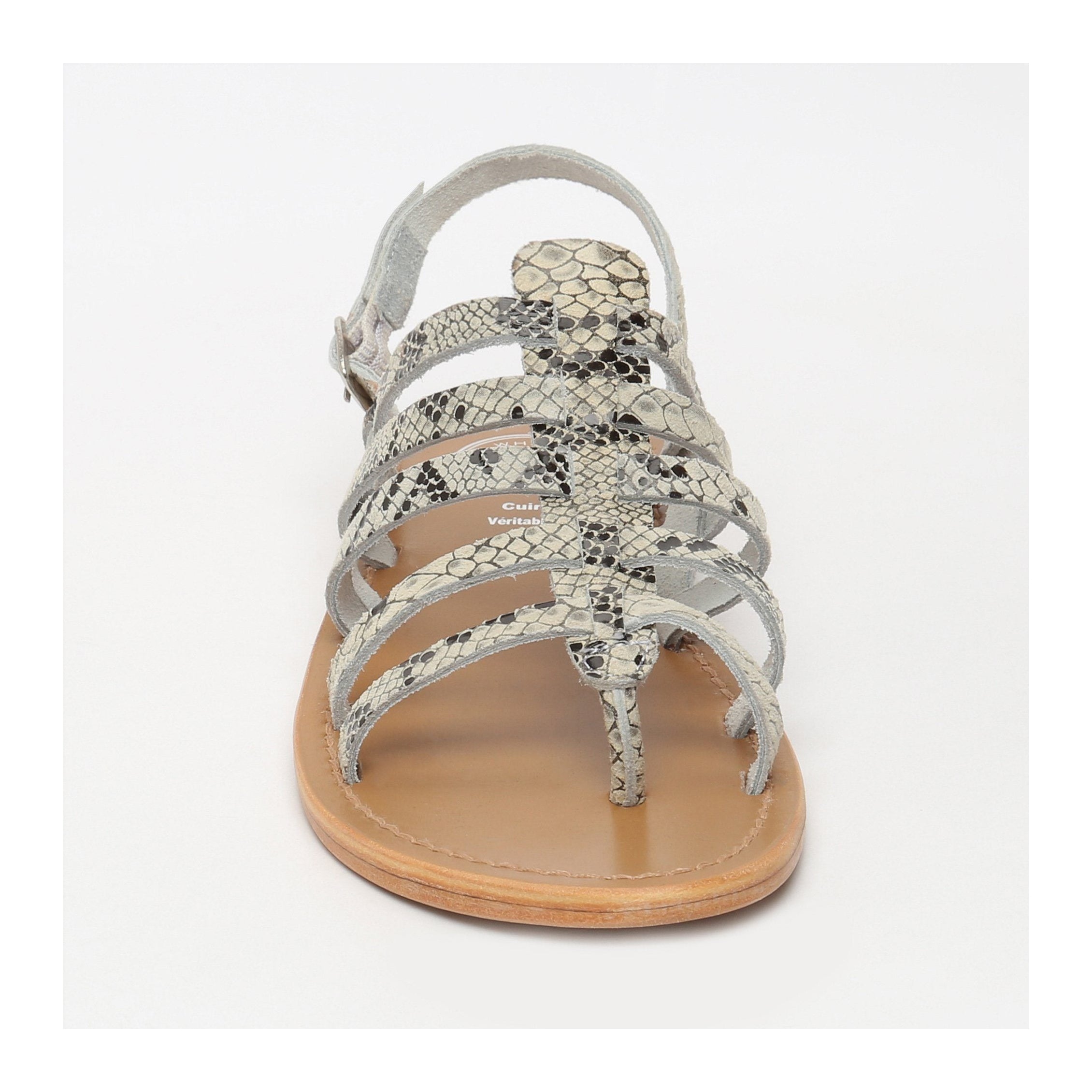 White Sun - Fusinus Spartiate Sandals - Snake - Women