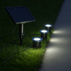 Solpool - Solar Spotlight - Steel - Gray