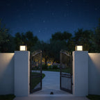 Pilaro - Solar Bollard & Post - Aluminum - Black
