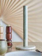 Emy - Soporte Papel de Cocina - Verde - Mármol