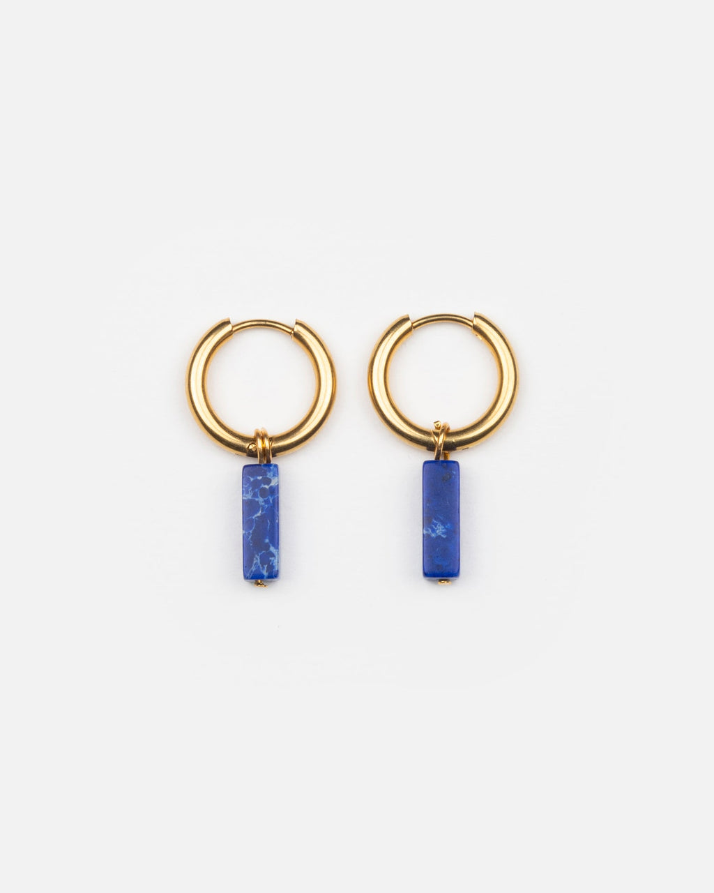 Boucles D'Oreilles Stone - Bleu Klein