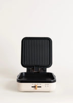 Stone Studio Pro - Grill Multifonction Avec Ouverture À 180º - Blanc Cassé