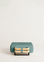Stone Studio Double - Appareil À Croque-Monsieur, Grill & Gaufrier À Plaques Interchangeables - Vert Sauge