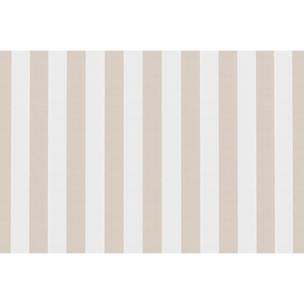 2-Seater Modular Sofa - Striped Exterior Fabric - White and Beige