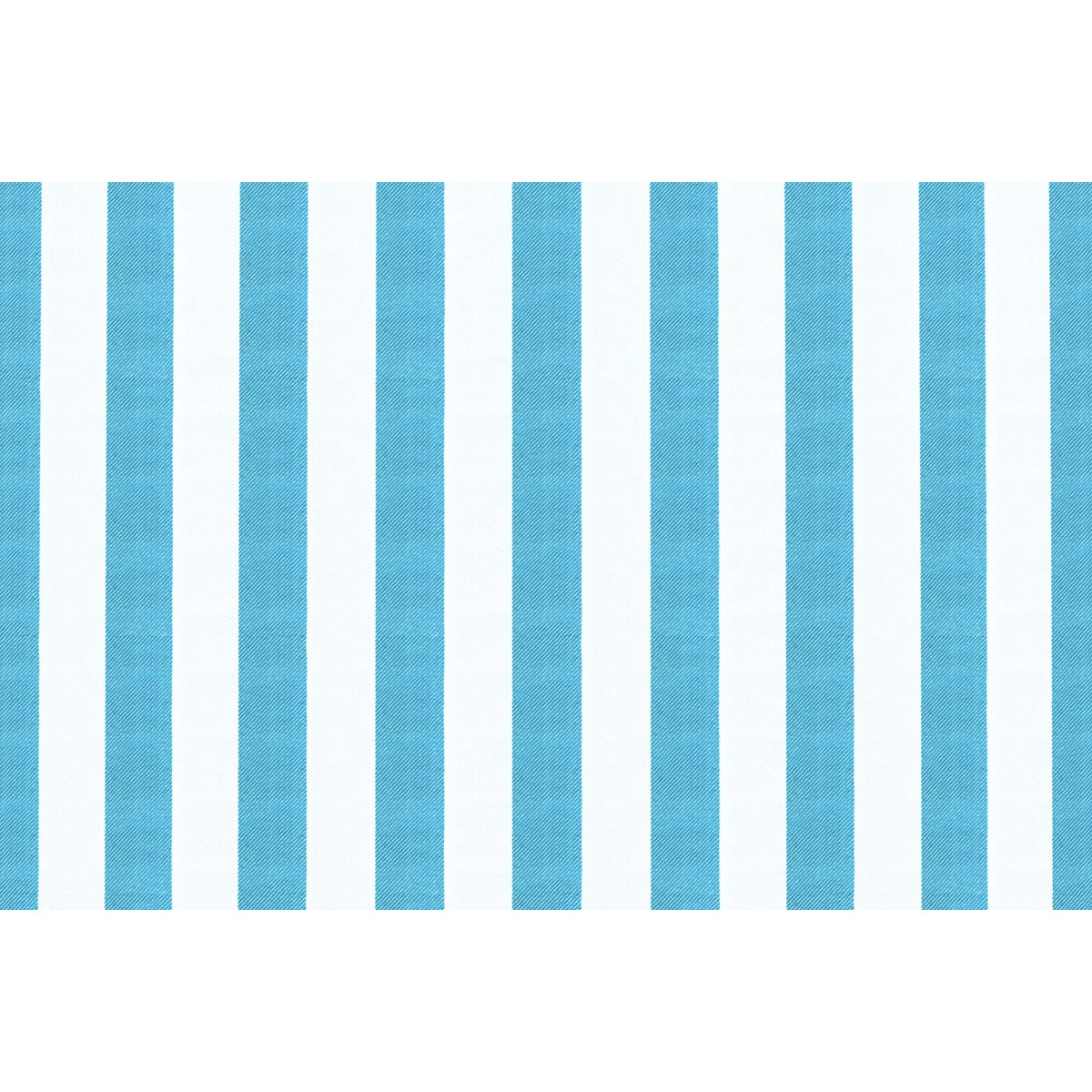 Modular Pouf - Striped Outdoor Fabric - White And Blue