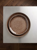 Pure - Set of 2 Plates - L - Stoneware - Brown