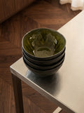 Pure - Set of 4 Bowls - L - Stoneware - Green