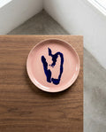 Feast - Set Of 2 Plates - M - Stoneware - Pink Blue Pepper