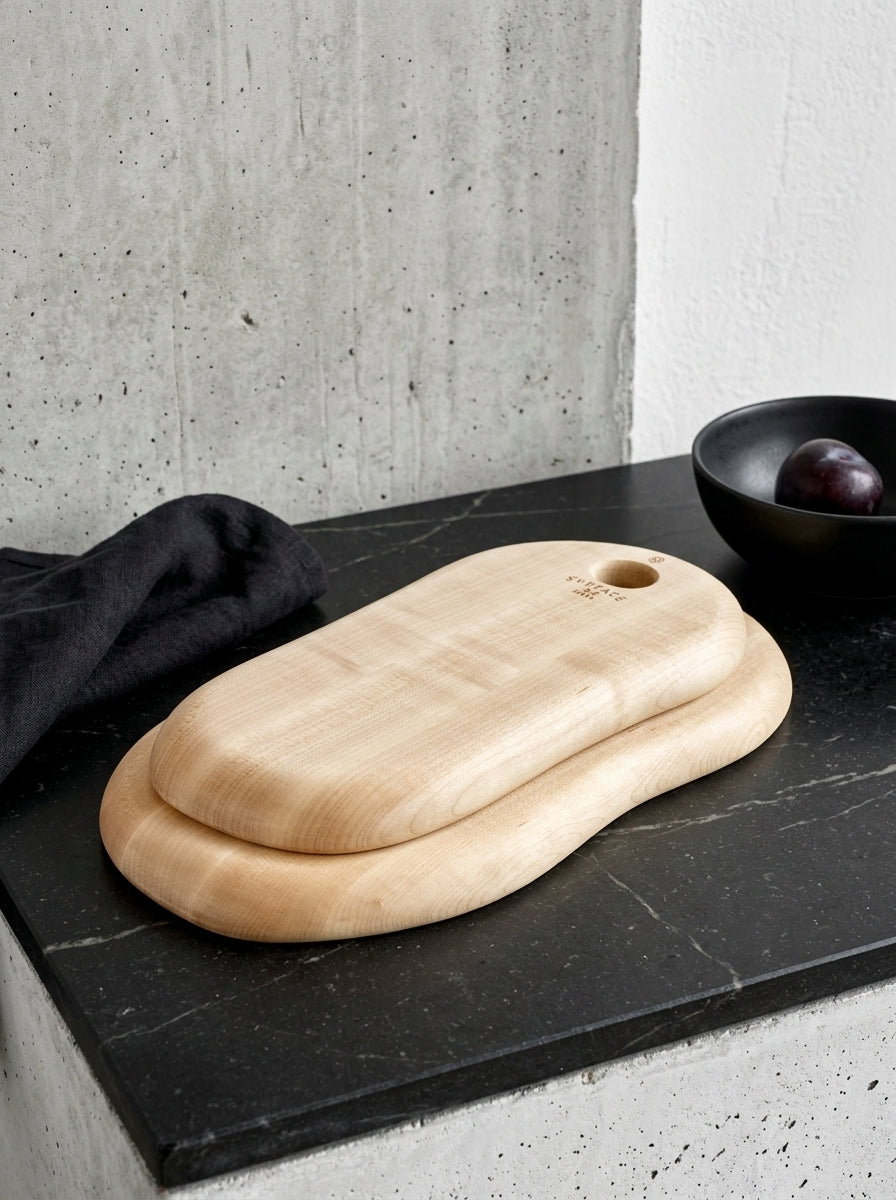 Surface Kitchen & Table - Deska Do Krojenia - M - Klon - Brązowy