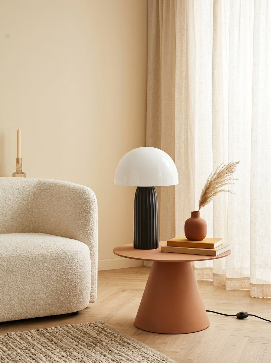 Joy - Lampe En Métal Blanche Et Noire