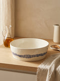 Feast - Saladier - Blanc Stripes Bleu - Ottolenghi