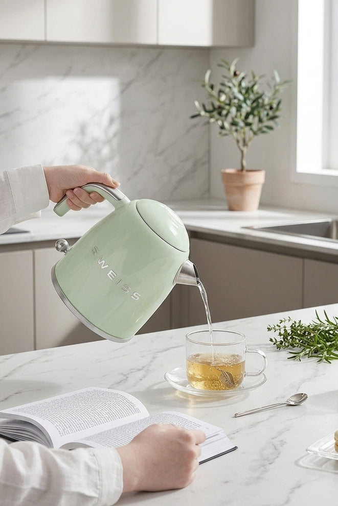 Bouilloire Vintage - Vert - 1L