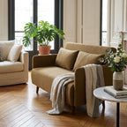 Belushi - 2-Seater Sofa Bed - Fabric - Bronze