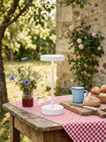 Sandy Mini - Lámpara de mesa inalámbrica - Aluminio - Blanco