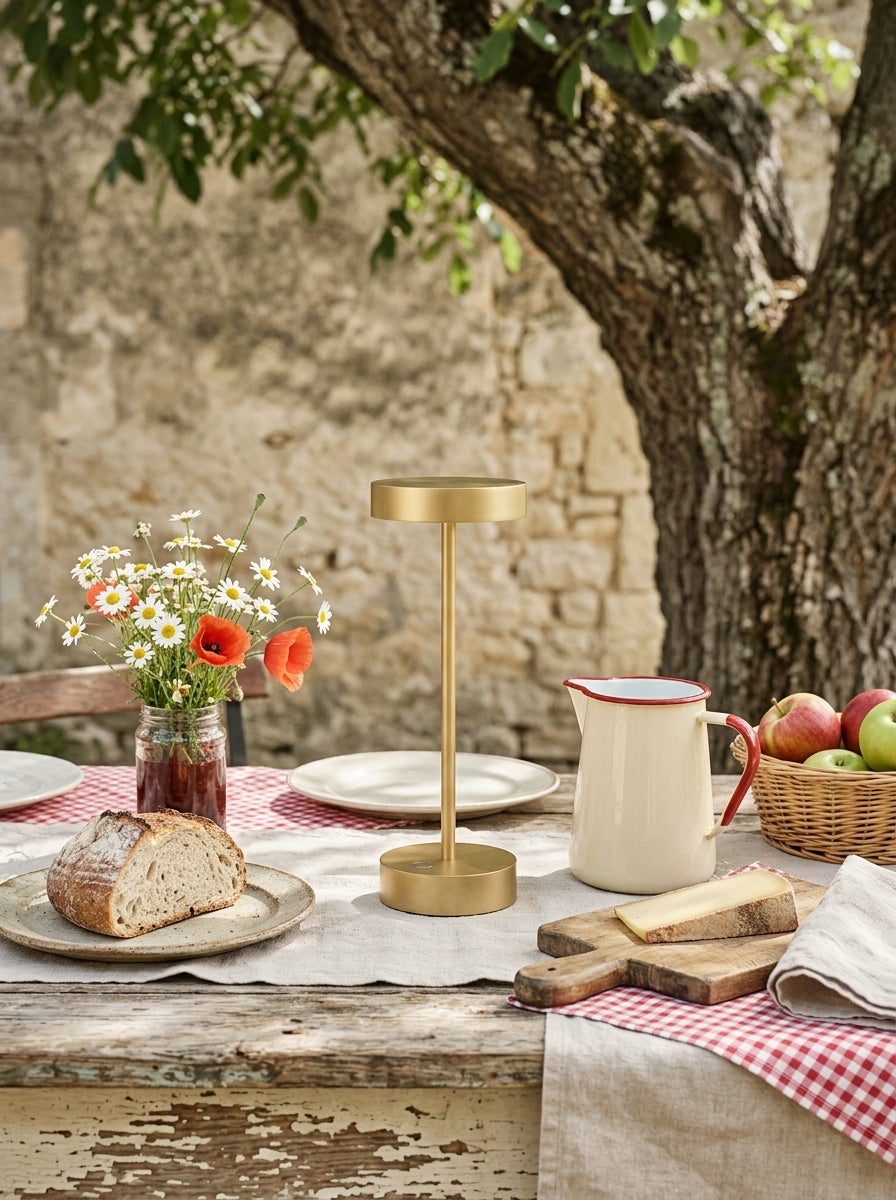 Sandy Mini - Lámpara de mesa inalámbrica - Aluminio - Oro