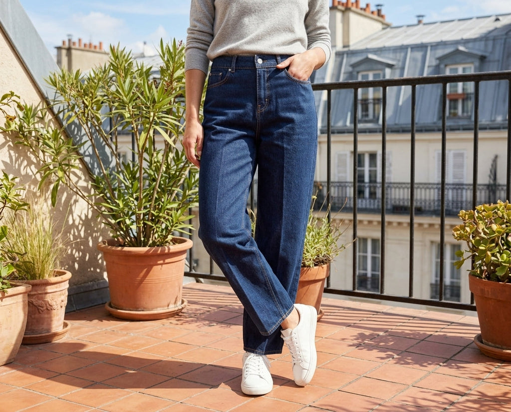 Jeans S3 Oyster Cut - Blå