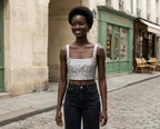 Top Sa Elana Top - Argent