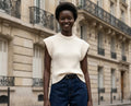 Gilet St Theo Top - Blanc