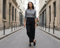 Pantalon Es Marla Trs - Noir