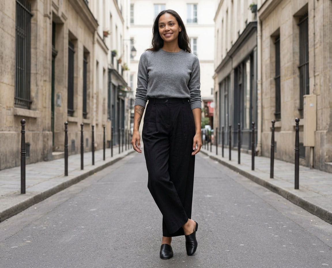 Pantalon Es Marla Trs - Noir