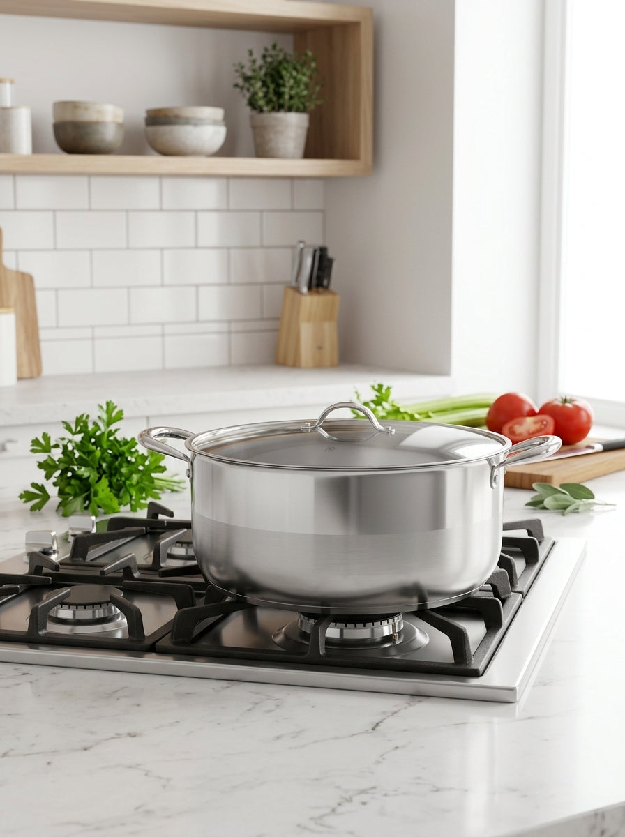 Sautoire 32cm Avec Couvercle - Acier Inoxydable - Inox